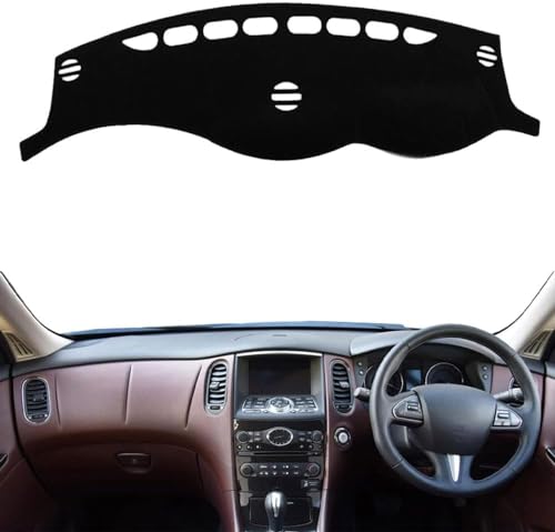 LiyanWu Auto Armaturenbrett Schattierung Matte, Für Infiniti EX EX37 2007-2017 Armaturenbrett-Abdeckung Sonnenschutz Pad Instrument Panel Teppiche von LiyanWu
