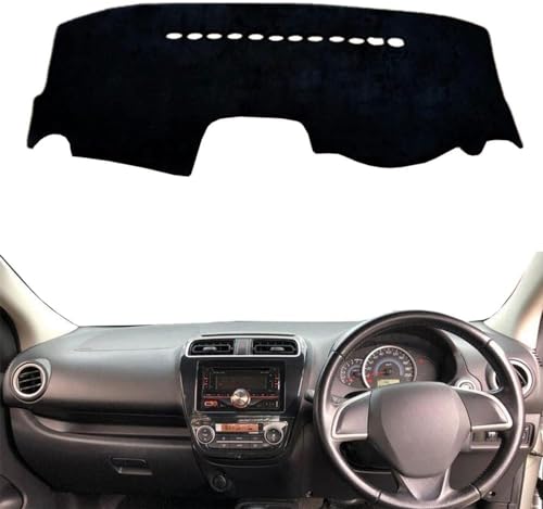 LiyanWu Auto Armaturenbrett Schattierung Matte, Für Mitsubishi Attrage 2012-2022 Armaturenbrett-Abdeckung Sonnenschutz Pad Instrument Panel Teppiche von LiyanWu