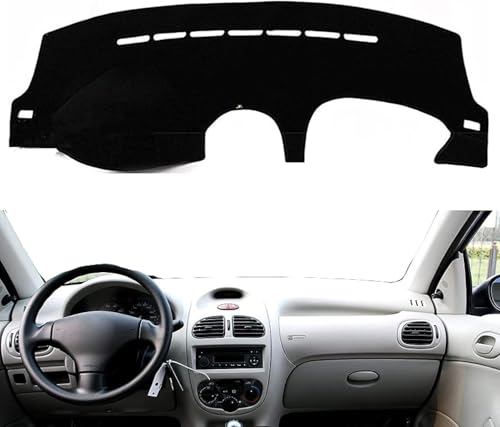 LiyanWu Auto Armaturenbrett Schattierung Matte, Für Peugeot 206 2004-2008 Armaturenbrett-Abdeckung Sonnenschutz Pad Instrument Panel Teppiche von LiyanWu