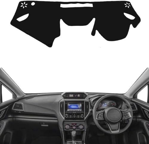 LiyanWu Auto Armaturenbrett Schattierung Matte, Für Subaru Crosstrek 2018-2019 Armaturenbrett-Abdeckung Sonnenschutz Pad Instrument Panel Teppiche von LiyanWu