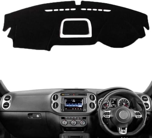 LiyanWu Auto Armaturenbrett Schattierung Matte, Für VW Tiguan 2008-2015 Armaturenbrett-Abdeckung Sonnenschutz Pad Instrument Panel Teppiche von LiyanWu