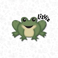 Frosch Ausstecher. Kröten von LizViz