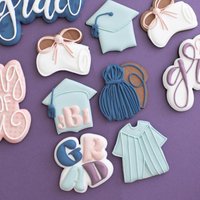 Graduierung Cookie Cutter Set. 5 cm Mini Ausstechförmchen. Stück Graduierung Cookie Cutter Set. 5 cm Mini Ausstechförmchen. Stück von LizViz