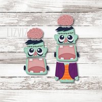 Halloween-Ausstechform. Frankenstein Stack Ausstechformen Set Halloween-Ausstechform. Frankenstein Stack Ausstechformen Set von LizViz