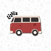 Van Ausstechform. Groovy Cookie Cutter. Seitliche Ansicht von LizViz