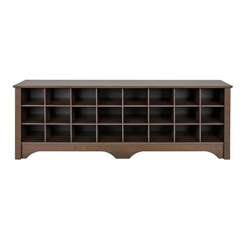 Lizhuzhuzs28 Freistehender Organizer Schuhaufbewahrungsbank for den Eingangsbereich, Espresso, 24 Paar Möbel(Schwarz) von Lizhuzhuzs28