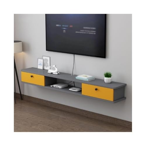 Lizhuzhuzs28 Modern 63'' Schwebender TV-Ständer mit Türen, Schwebendes TV-Regal, Schwebendes Entertainment-Center for das Wohnzimmer Konsole von Lizhuzhuzs28