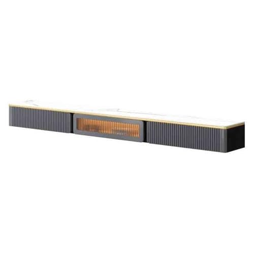 Lowboard An der Wand montierter schwebender TV-Schrank for Unterfernseher, moderner schwebender TV-Ständer mit LED-Leuchten, platzsparende Medienkonsole mit Glastür und Schubladen TV-Schrank(Grigio,16 Lowboard An der Wand montierter schwebender TV-Schrank for Unterfernseher, moderner schwebender TV-Ständer mit LED-Leuchten, platzsparende Medienkonsole mit Glastür und Schubladen TV-Schrank(Grigio,16 von Lizhuzhuzs28