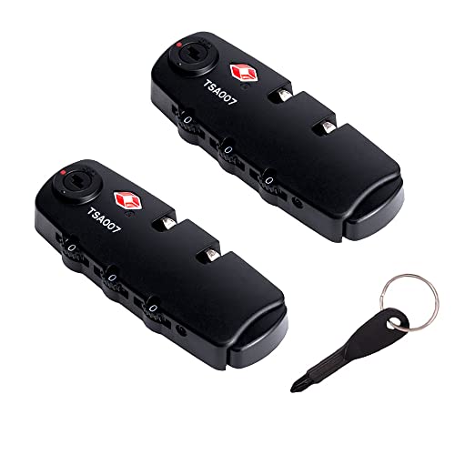 (2 Stück) lizipai (Zollschlösser) Zahlenschloss, TSA-Zollschloss, festes Gepäckschloss, Rucksackschloss von Lizipai