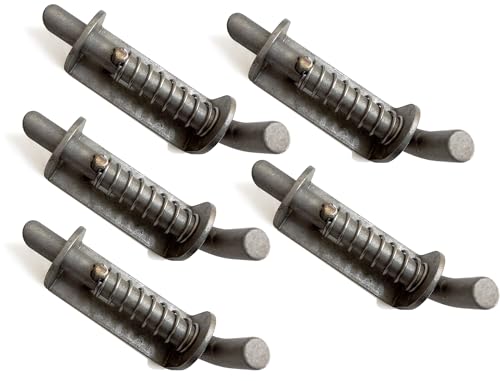 Robuster Edelstahl-Federriegel – kleine Bolzen für Haustierkäfige, verdickte und verstärkte industriell geschweißte Federverriegelung Robuster Edelstahl-Federriegel – kleine Bolzen für Haustierkäfige, verdickte und verstärkte industriell geschweißte Federverriegelung von Lizipai