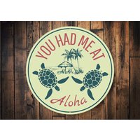 Aloha Hawaii Schild, Willkommen Deko, Familie & Freunde, Willkommensschild, Willkommensschild von LiztonSignShop