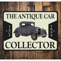 Antik Auto Sammler Schild, Sammlung Geschenk, Schild Für Opa, Opa Liebhaber Geschenk von LiztonSignShop