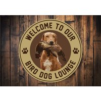 Bird Dog Lounge Schild, Vogel Hundeliebhaber, Jagdhund Geschenk, Mann Bester Freund, Dekor Für Hunde, Papa Jagdhund von LiztonSignShop