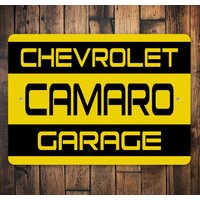 Chevrolet Camaro Schild, American Decor, Schild Dekoration, Für Camaro, Vintage Geschenk Deko von LiztonSignShop