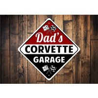 Custom Corvette Schild, Auto Chevy Besitzer, Dekor Für Corvette, Garage Dekor, Chevrolet, Chevrolet von LiztonSignShop