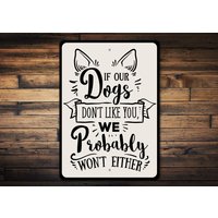 Humor Hundeschild, True Dog Talk, Lustiges Hundedekor, Deko Für Hunde, Hundebesitzer Geschenk, Veranda Schild Veranda, Hundeporch Geschenk von LiztonSignShop