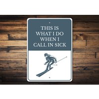 Lustiges Ski Dekor Schild, Humor Für Zuhause, Home Dekor, Skifahrer Geschenk, Geschenk Familie, Skihütte, Liebe von LiztonSignShop