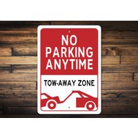 No Parking Anytime Schild, Langlebig Kein Parkschild, Kein Parken Schild, Dekor Für Garage, Abschleichzone, Kein Parken Abschleichzone von LiztonSignShop