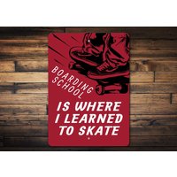 Skater Schild, Witziges Dekor, Deko, Skate Park Give For Skateboard, Skateboarding Geschenk von LiztonSignShop