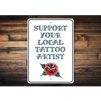 Tattoo Schild, Shop Geschenk, Künstler, Deko, Schild Für - Store von LiztonSignShop