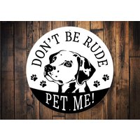 Veranda Hunde Schild, Lustiger Humor, Schild Für Hund, Hundeliebhaber Geschenk, Haustier Me Dekor Die Veranda, Hund von LiztonSignShop