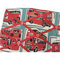 Cath Kidston Original Rot London Bus Stoff Memoboard von Lizzyshomemade