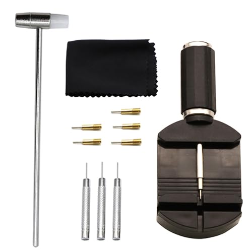 Ljmyy 11-teiliges professionelles Uhren-Set für Armbandverstellung, Stiftentferner, Regler, Wartung, täglichen Gebrauch, Uhren-Reparatur-Set Ljmyy 11-teiliges professionelles Uhren-Set für Armbandverstellung, Stiftentferner, Regler, Wartung, täglichen Gebrauch, Uhren-Reparatur-Set von Ljmyy