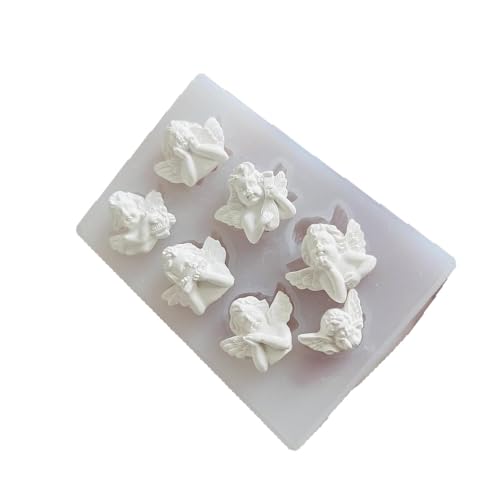 Ljmyy 7-teiliges Silikon-Engelsformen-Set für Harz, Schmuck, Kerzen, Seife, Basteln, sichere Materialien in Lebensmittelqualität, leicht zu entformen, Engelsform Ljmyy 7-teiliges Silikon-Engelsformen-Set für Harz, Schmuck, Kerzen, Seife, Basteln, sichere Materialien in Lebensmittelqualität, leicht zu entformen, Engelsform von Ljmyy