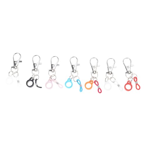 Ljmyy 7-teiliges buntes Silikon-Stifthalter-Set, einziehbarer Clip für Stifte, Lippenstifte und kleine Gegenstände, Abzeichenrolle, Zubehör, Stift-Clip Ljmyy 7-teiliges buntes Silikon-Stifthalter-Set, einziehbarer Clip für Stifte, Lippenstifte und kleine Gegenstände, Abzeichenrolle, Zubehör, Stift-Clip von Ljmyy