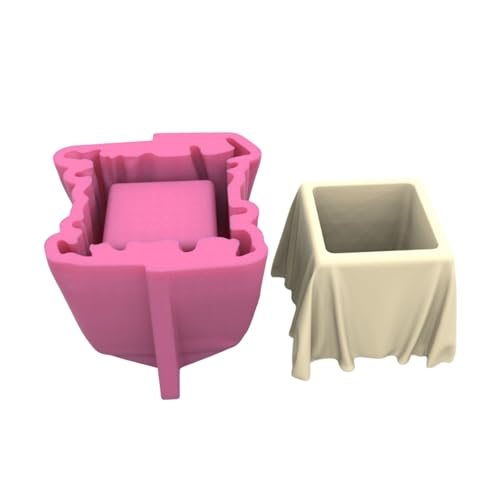 Ljmyy Detaillierte Silikonform, handgefertigt, Epoxidharz, Form für künstlerische Blumentöpfe und dekorative Gegenstände, Blumentopf-Form von Ljmyy