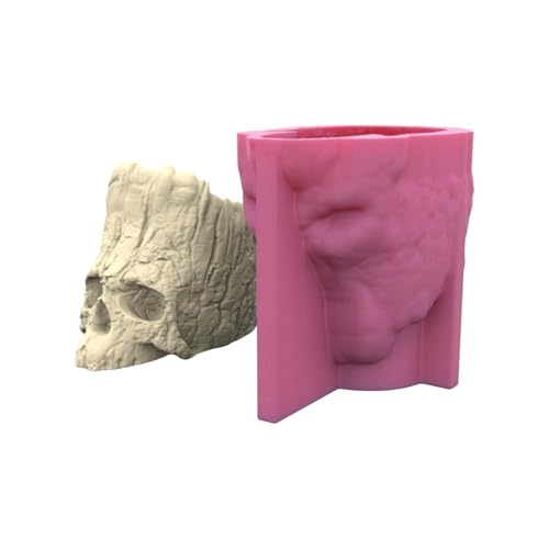 Ljmyy Einzigartige Totenkopf-Silikon-Pflanzgefäßform für Bastelharz und einzigartige Heimdekoration, ideal für Stifthalter oder Blumentöpfe, Blumentopf-Form Ljmyy Einzigartige Totenkopf-Silikon-Pflanzgefäßform für Bastelharz und einzigartige Heimdekoration, ideal für Stifthalter oder Blumentöpfe, Blumentopf-Form von Ljmyy