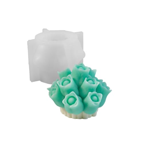Ljmyy Flexible Silikonform, Tulpen, Blumenstrauß, Blumen, Kerzen, Duft, Aromatherapie, handgefertigte Ornamentform, Kerzenformen Ljmyy Flexible Silikonform, Tulpen, Blumenstrauß, Blumen, Kerzen, Duft, Aromatherapie, handgefertigte Ornamentform, Kerzenformen von Ljmyy