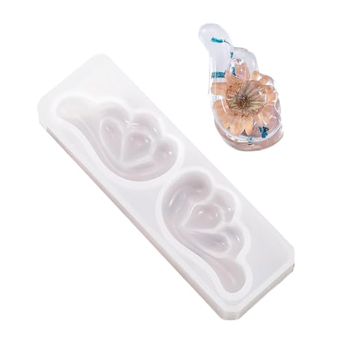 Ljmyy Flügel-Silikonform für Kristall-Epoxidharz, Schmuckherstellung, Kunsthandwerk, Kunstprojekte, mit künstlerischem Design, Flügel, Kristallkleberform von Ljmyy