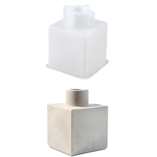 Ljmyy Kubische Blumenvasen-Form, flexible Silikonform für Blumentopf, handgefertigt, Heimdekoration, Schmuckformwerkzeug, Vasenform Ljmyy Kubische Blumenvasen-Form, flexible Silikonform für Blumentopf, handgefertigt, Heimdekoration, Schmuckformwerkzeug, Vasenform von Ljmyy