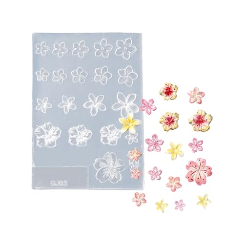 Ljmyy Mehrzweck-Sakuras-Nägel-Halter-Set aus stabilem Silikon, tragbar, für Kunstharz, Gips, Bastelbedarf, verschiedene Größen, Sakura-Form Ljmyy Mehrzweck-Sakuras-Nägel-Halter-Set aus stabilem Silikon, tragbar, für Kunstharz, Gips, Bastelbedarf, verschiedene Größen, Sakura-Form von Ljmyy