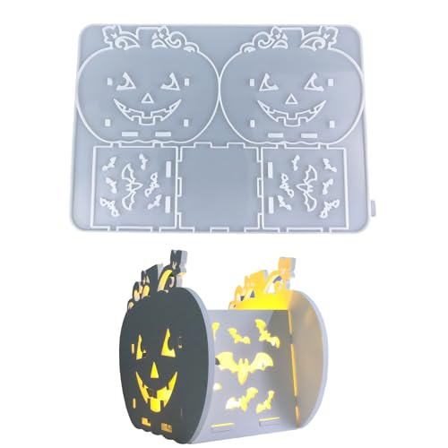 Ljmyy Mehrzweck-Silikon-Kürbis-Kerzenhalter-Form-Set, tragbar, für Kunstharz, Gips, Bastelbedarf, verschiedene Größen, Kerzenhalter-Form Ljmyy Mehrzweck-Silikon-Kürbis-Kerzenhalter-Form-Set, tragbar, für Kunstharz, Gips, Bastelbedarf, verschiedene Größen, Kerzenhalter-Form von Ljmyy