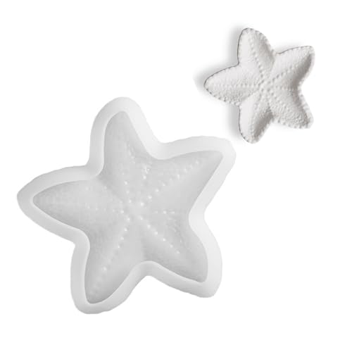 Ljmyy Modische Seestern-Tablett, flexibel, stabil, Silikonform, Zubehör für Harz und Projekte, Heimdekoration, Seestern-Tablett Ljmyy Modische Seestern-Tablett, flexibel, stabil, Silikonform, Zubehör für Harz und Projekte, Heimdekoration, Seestern-Tablett von Ljmyy