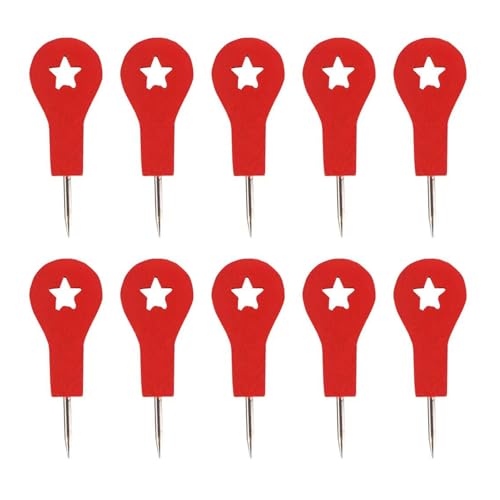 Ljmyy Pinnnadeln mit Wahrzeichen-Design, rot, für Foto-Wanddekoration und Korktafel, dekorative Pinnnadeln, 10 Stück Ljmyy Pinnnadeln mit Wahrzeichen-Design, rot, für Foto-Wanddekoration und Korktafel, dekorative Pinnnadeln, 10 Stück von Ljmyy