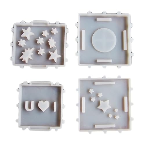 Ljmyy Robustes Mehrzweck-Kerzenhalter-Form-Set aus Silikon, tragbar, für Kunstharz, Gips, Bastelbedarf, verschiedene Größen, Kerzenhalter-Form Ljmyy Robustes Mehrzweck-Kerzenhalter-Form-Set aus Silikon, tragbar, für Kunstharz, Gips, Bastelbedarf, verschiedene Größen, Kerzenhalter-Form von Ljmyy