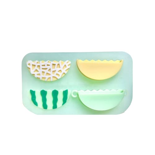 Ljmyy Silikon-Fondantform, Mehrzweck-Melonen-Schokoladenform, einfach zu gestalten, für Desserts und Kuchenzubehör, Melonenform von Ljmyy