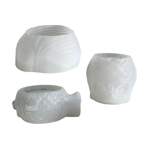 Ljmyy Silikonform für Blumentöpfe in Tierform, Gipsform für Blumenpflanzen, Schmuckhalter von Ljmyy