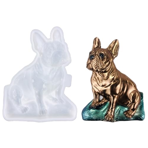 Ljmyy Silikonform für Hunde, Tierharz, große Hundestatue, Epoxid-Gussform für Wandbehang, Tür, Heimdekoration, Epoxidform Ljmyy Silikonform für Hunde, Tierharz, große Hundestatue, Epoxid-Gussform für Wandbehang, Tür, Heimdekoration, Epoxidform von Ljmyy