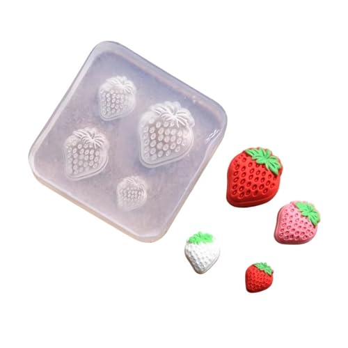 Ljmyy Silikonform für Miniatur-Lebensmittel, zum Basteln, Erdbeerform, Mondkuchen und Gebäck, Backzubehör, Dessertformen Ljmyy Silikonform für Miniatur-Lebensmittel, zum Basteln, Erdbeerform, Mondkuchen und Gebäck, Backzubehör, Dessertformen von Ljmyy