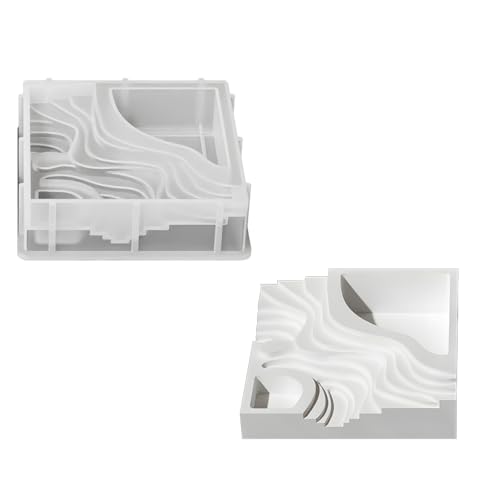 Ljmyy Silikonform für Terrassen-Sukkulenten, Blumentopf, Terrassen-Sukkulenten, für Heimdekoration, sicher, einfach zu entformen, Silikonform Ljmyy Silikonform für Terrassen-Sukkulenten, Blumentopf, Terrassen-Sukkulenten, für Heimdekoration, sicher, einfach zu entformen, Silikonform von Ljmyy