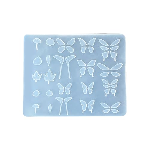 Ljmyy Silikonform mit Schmetterlings-Nägeln für Bastelarbeiten, Schmuckherstellung, wiederverwendbar, geprägtes Stempel-Werkzeug, Zubehör, Nagelkunst-Formen Ljmyy Silikonform mit Schmetterlings-Nägeln für Bastelarbeiten, Schmuckherstellung, wiederverwendbar, geprägtes Stempel-Werkzeug, Zubehör, Nagelkunst-Formen von Ljmyy