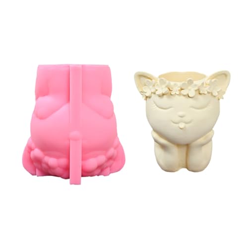 Ljmyy Silikonformen, Harzgussform, Heimdekoration, Katze, Blumentopf, Kerzen, Tasse, Form für Bastelliebhaber, Epoxidform Ljmyy Silikonformen, Harzgussform, Heimdekoration, Katze, Blumentopf, Kerzen, Tasse, Form für Bastelliebhaber, Epoxidform von Ljmyy