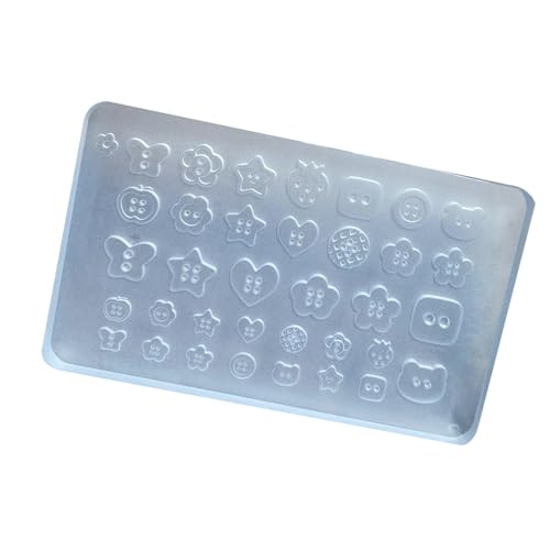 Ljmyy Silikonformen für Nägel, Knopfform, Nagelkunst, Schablone, Silikonstruktur für Kosmetikerinnen und Nägel, Kunstanfänger, Nagelkunst, Silikonformen Ljmyy Silikonformen für Nägel, Knopfform, Nagelkunst, Schablone, Silikonstruktur für Kosmetikerinnen und Nägel, Kunstanfänger, Nagelkunst, Silikonformen von Ljmyy