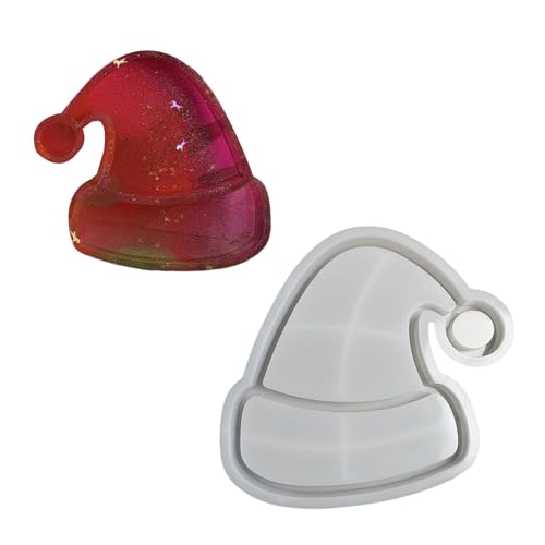 Ljmyy Silikonharz-Tablett-Formen, Bastelformen, Weihnachtsmützenform, Kunstharz-Teller, Schmuck, Schalenformen, Silikon-Textur, Palettenform Ljmyy Silikonharz-Tablett-Formen, Bastelformen, Weihnachtsmützenform, Kunstharz-Teller, Schmuck, Schalenformen, Silikon-Textur, Palettenform von Ljmyy