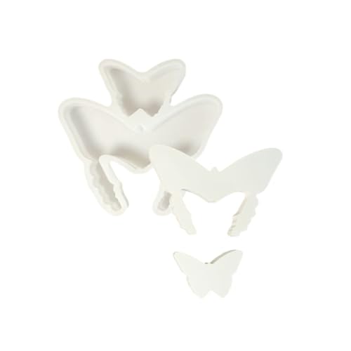 Ljmyy Stabile Silikon-Schmetterlingsform für kreative Bastelprojekte und Heimdekorationen, mit stabilem, flexiblem Design von Ljmyy