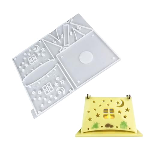 Ljmyy Stabiles Mehrzweck-Silikon-Kerzenhalter-Form-Set, tragbar, für Kunstharz, Gips, Bastelbedarf, verschiedene Größen, Zeltkerzenhalter-Form Ljmyy Stabiles Mehrzweck-Silikon-Kerzenhalter-Form-Set, tragbar, für Kunstharz, Gips, Bastelbedarf, verschiedene Größen, Zeltkerzenhalter-Form von Ljmyy